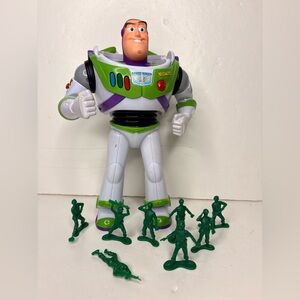 Disney Pixar toy story soldiers and Buzz Lightyear
